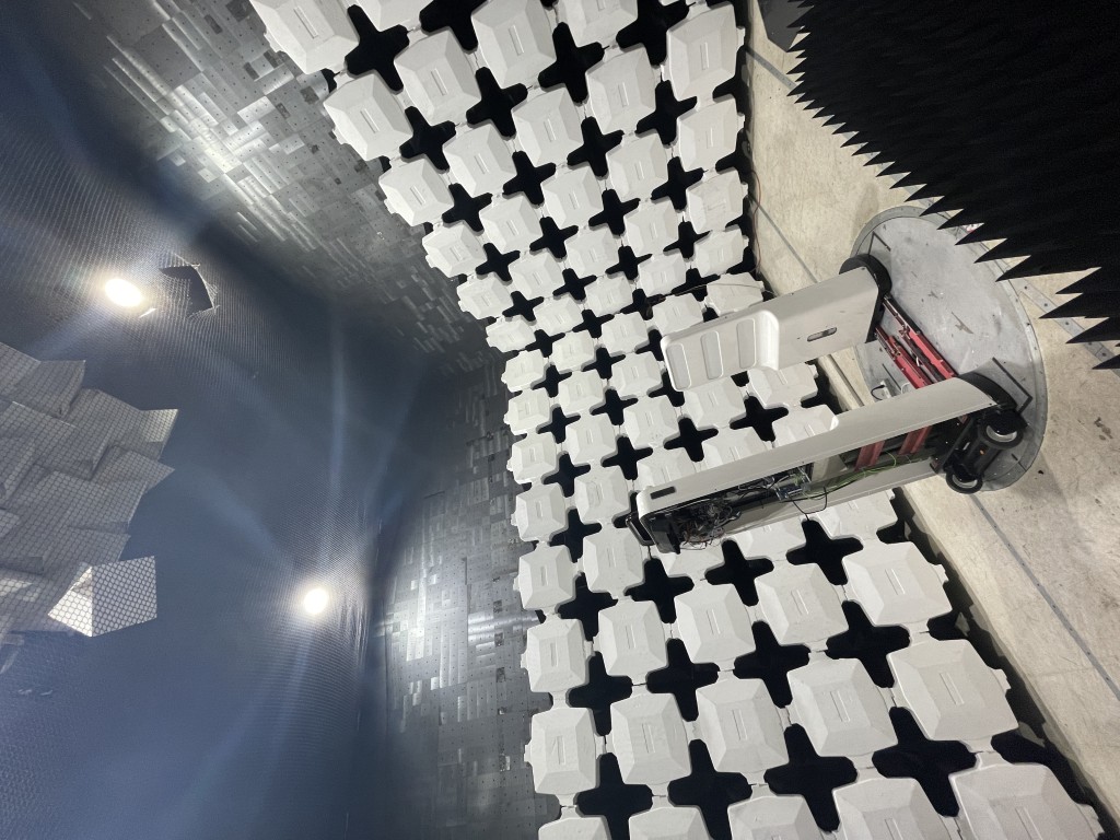 Radiated emission testing